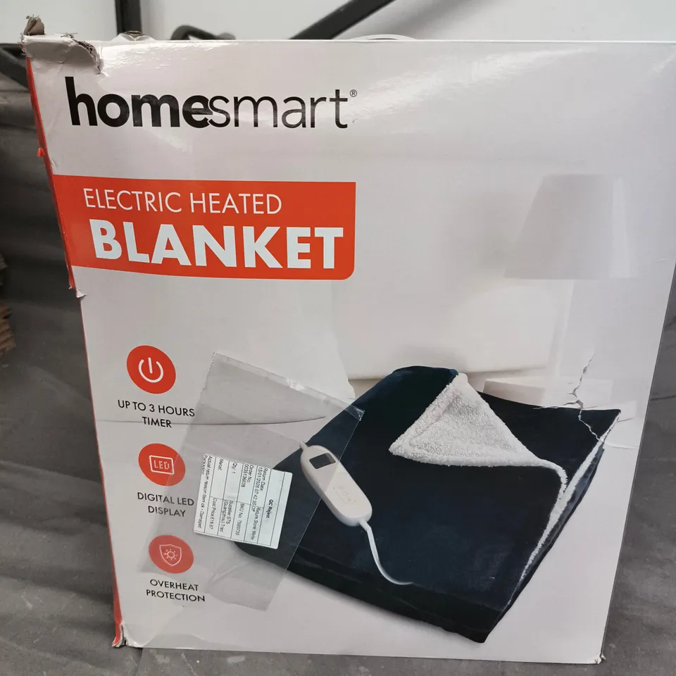 HOMESMART ELECTRIC HEATED BLANKET – BOXED
