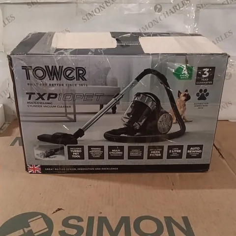 BOXED TOWER TXP10PET CYLINDER VACUUM CLEANER - T102000PLPET
