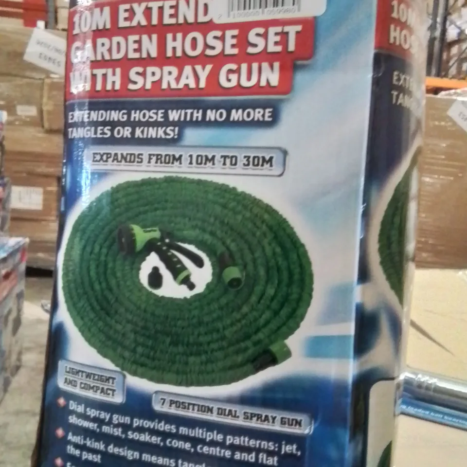 CLARKE MH30 MAGIC GARDEN HOSE SET WITH SPRAY GUN 30M