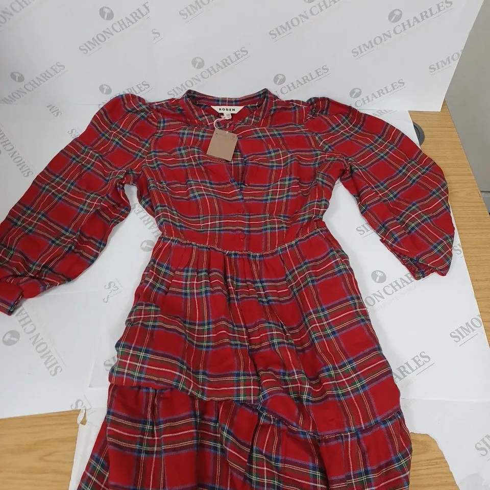 BODEN WOMENS OCCASSIONAL TARTEN DRESS SIZE 10R