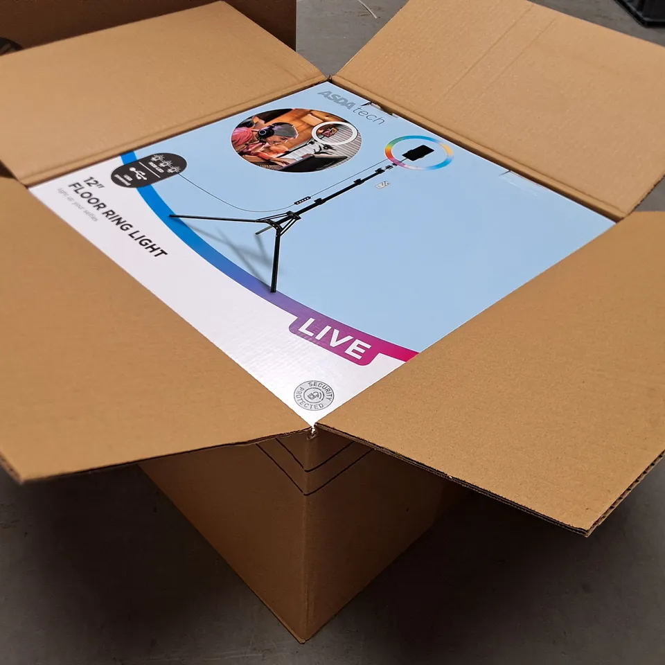 LOT OF 3 BRAND NEW BOXED 12" FLOOR RING LIGHTS