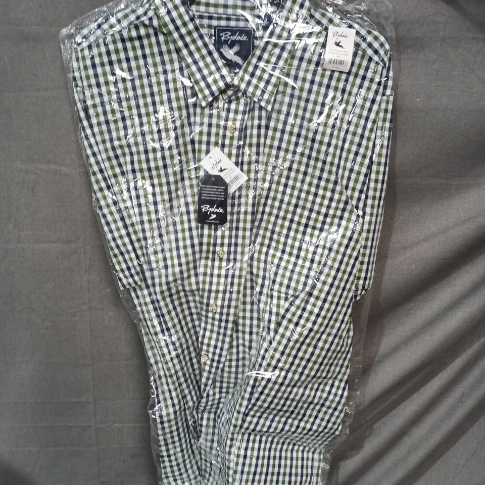 RYDALE SHORT SLEEVE SHIRT – RICHMOND GREEN/NAVY – 5XL