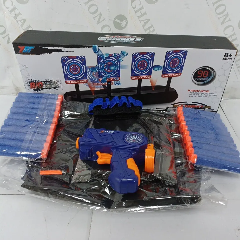 YST TARGETS WITH FOAM BULLETS AND GUN TOY