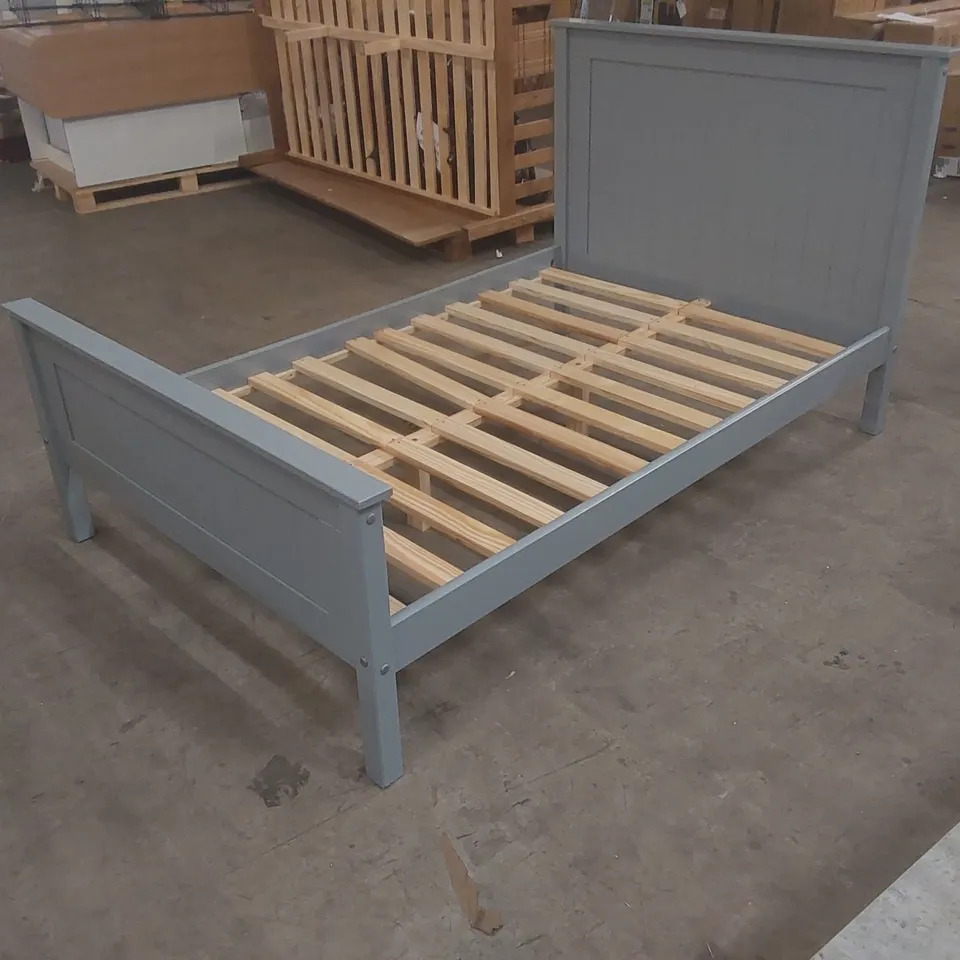 BOYERTOWN BED FRAME COLOUR:GREY SIZE: SMALL DOUBLE (4')
