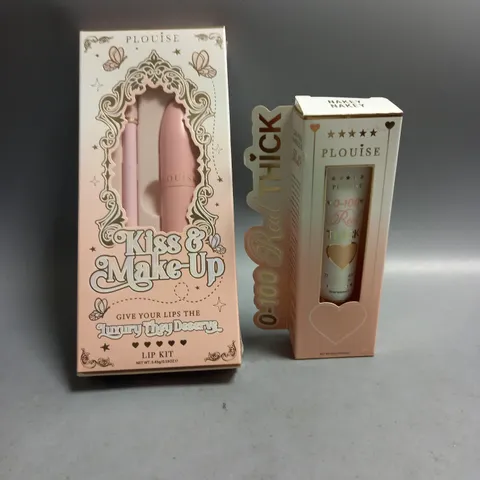 BOXED PLOUISE KISS AND MAKE UP LIP KIT AND NAKEY NAKEY LIP GLOSS