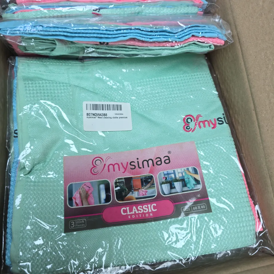 APPROXIMATELY 15 MY SIMAA NEON CLEANING CLOTHS MULTIPACKS