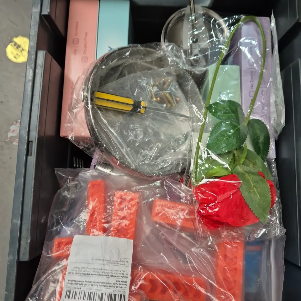 APPROXIMATELY 15 ASSORTED HOUSEHOLD ITEMS TO INCLUDE PAPER STRAWS, COFFEE FILTER PAPER AND NEMASYS FRUIT AND VEG PROTECTION