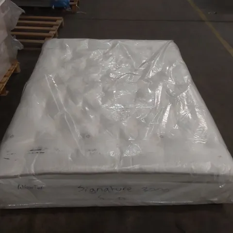 QUALITY BAGGED SIGNATURE 3000 PILLOW TOP 4'6 DOUBLE MATTRESS 