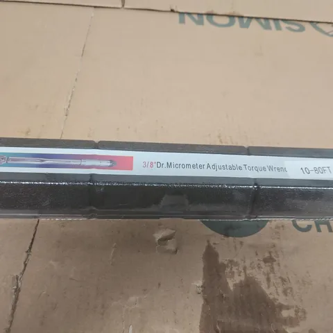 3/8 IN DR. MICROMETER ADJUSTABLE TORQUE WRENCH