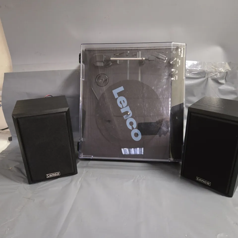 LENCO BLUETOOTH TURNTABLE WITH SPEAKERS