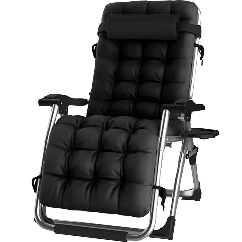 BOXED PAIR OR ABRHAM RECLINING ZERO GRAVITY CHAIRS WITH CUSHIONS (1 BOX)