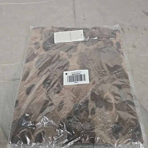 ABERCROMBIE & FITCH PREMIUM HEAVYWEIGHT TEE β SMALL β BROWN
