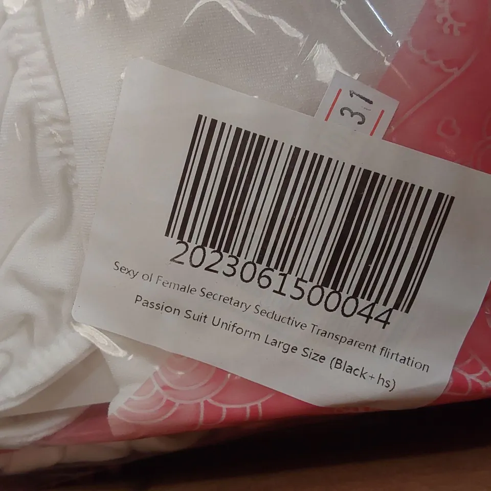 BOX CONTAINING A LARGE QUANTITY OF SEXY LINGERIE OUTFITS