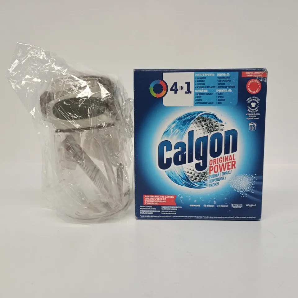 APPROXIMATELY 8 ASSORTED HOUSEHOLD ITEMS TO INCLUDE CALGON, ETC