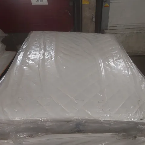 QUALITY BAGGED DOUBLE 135cm AIRSPRUNG LUXURY QUILTED MEDIUM MATTRESS