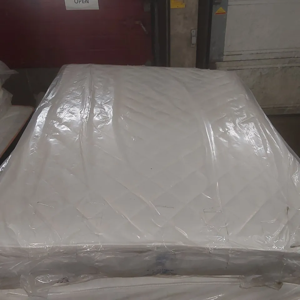 QUALITY BAGGED DOUBLE 135cm AIRSPRUNG LUXURY QUILTED MEDIUM MATTRESS