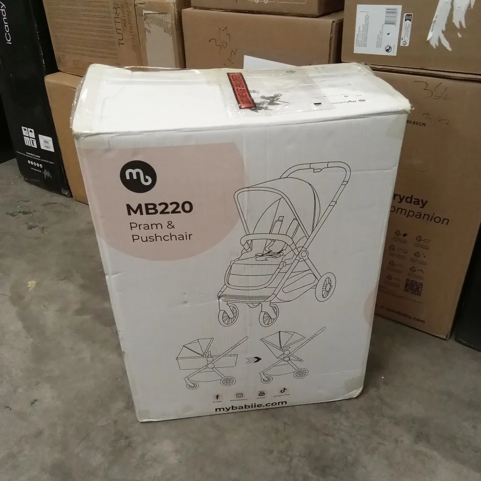 BOXED MYBABIIE MB220 PRAM & PUSHCHAIR 