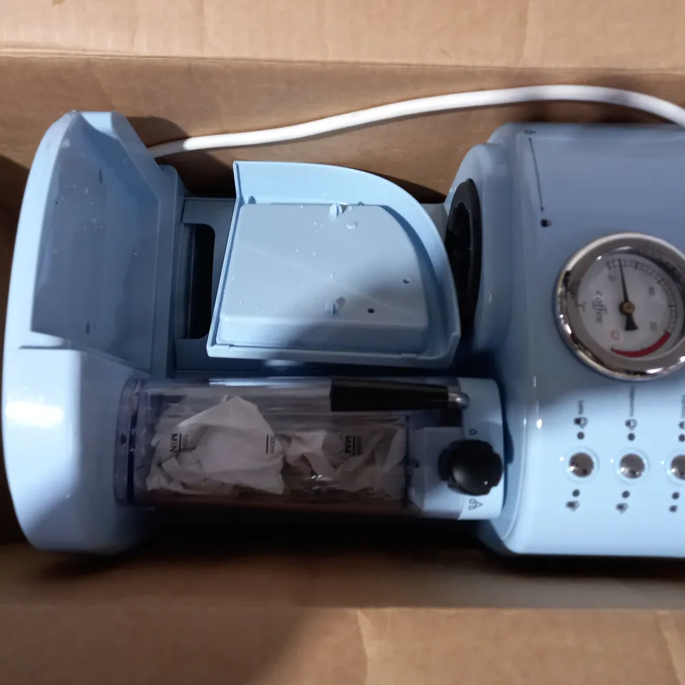 SWAN RETRO BLUE ESPRESSO COFFEE MACHINE