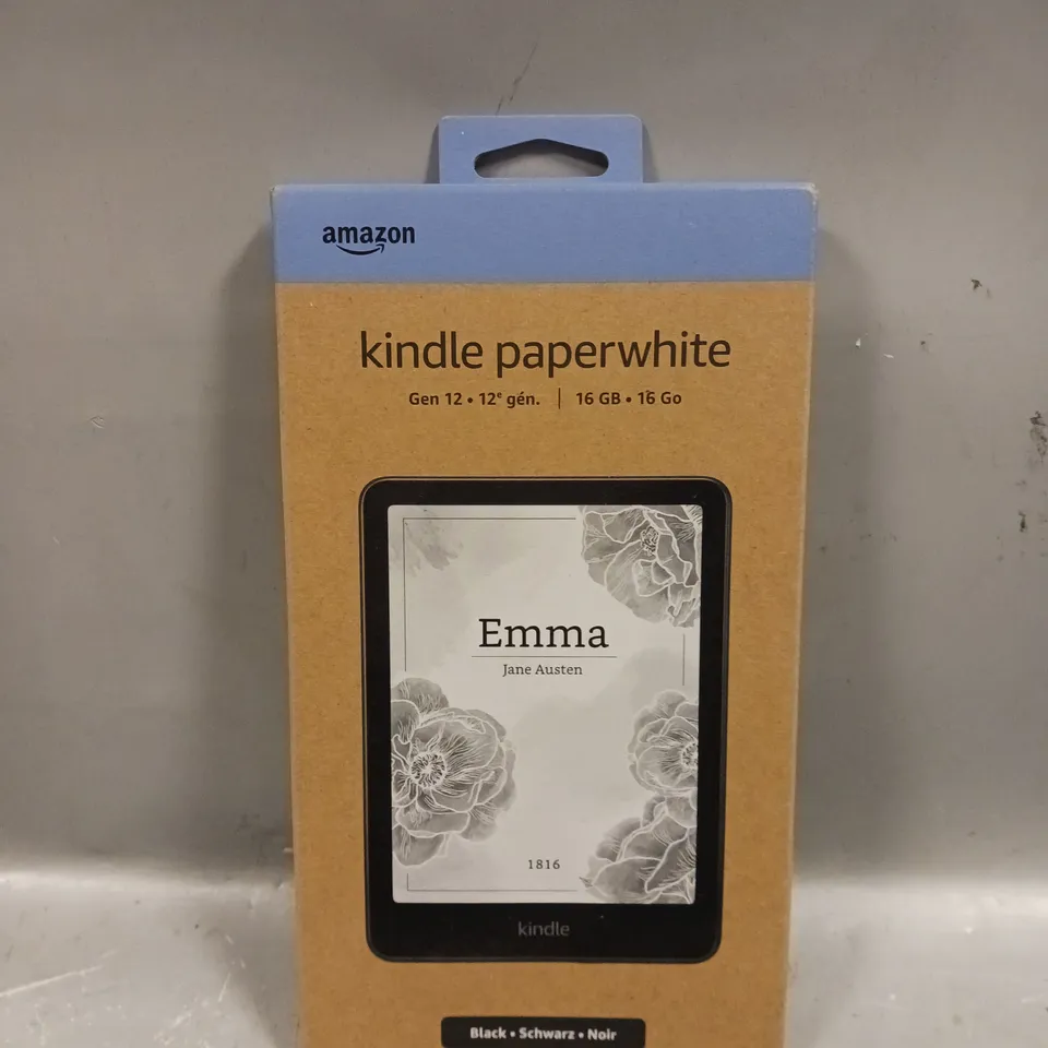 BOXED SEALED AMAZON KINDLE PAPERWEIGHT IN BLACK 