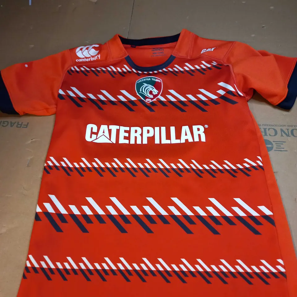 LEICESTER TIGERS 1880 JERSEY SIZE 14 YEARS