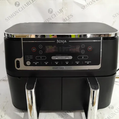 BOXED NINJA FOODI MAX 9.5L DUAL ZONE AIRFRYER AF451UK