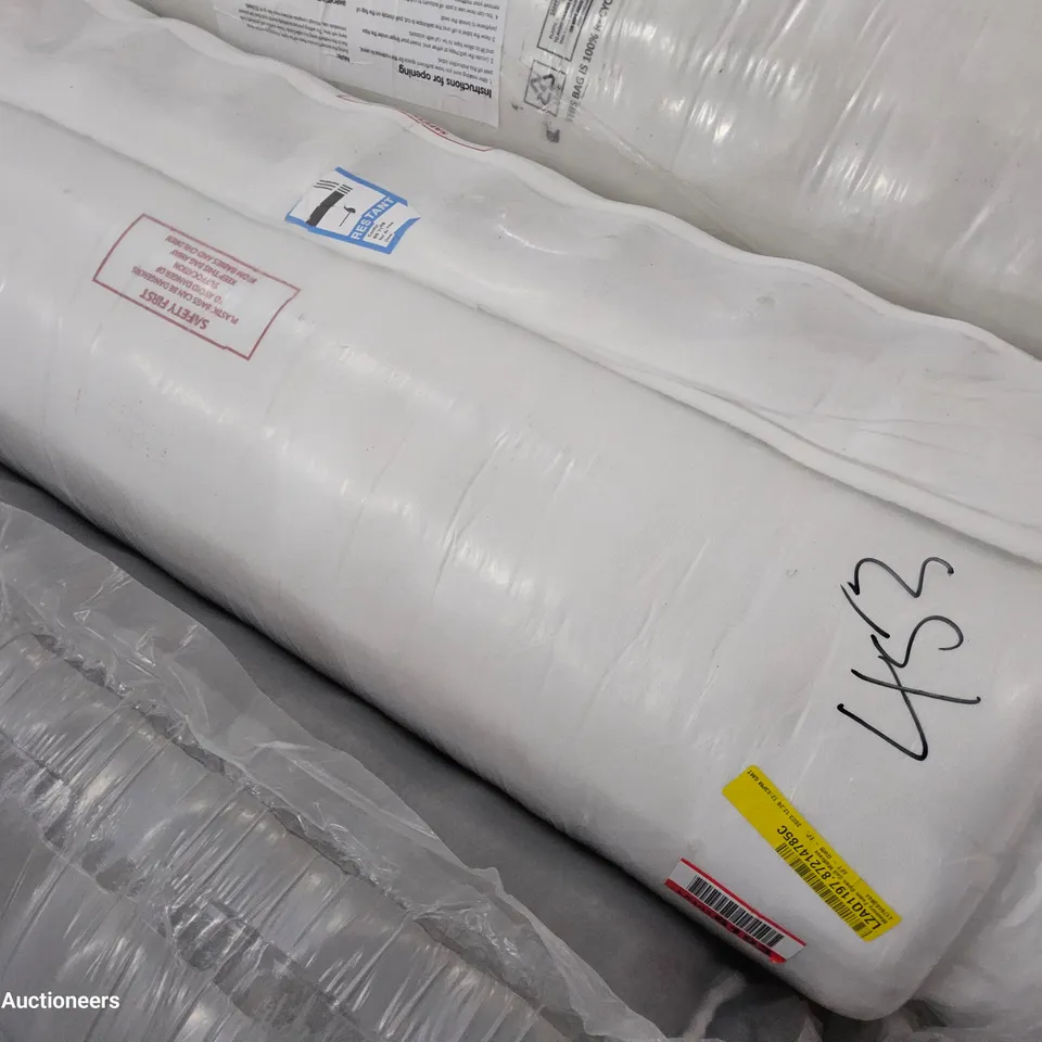 QUALITY BAGGED 4' SMALL DOUBLE MEMORY FOAM OPEN COIL MATTRESS 