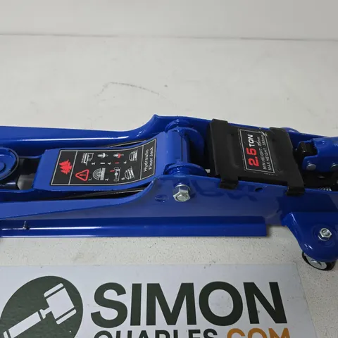 BLUE 2.5-TON HYDRAULIC FLOOR JACK
