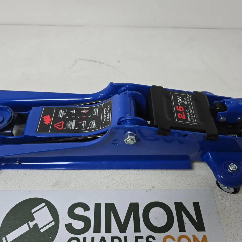 BLUE 2.5-TON HYDRAULIC FLOOR JACK
