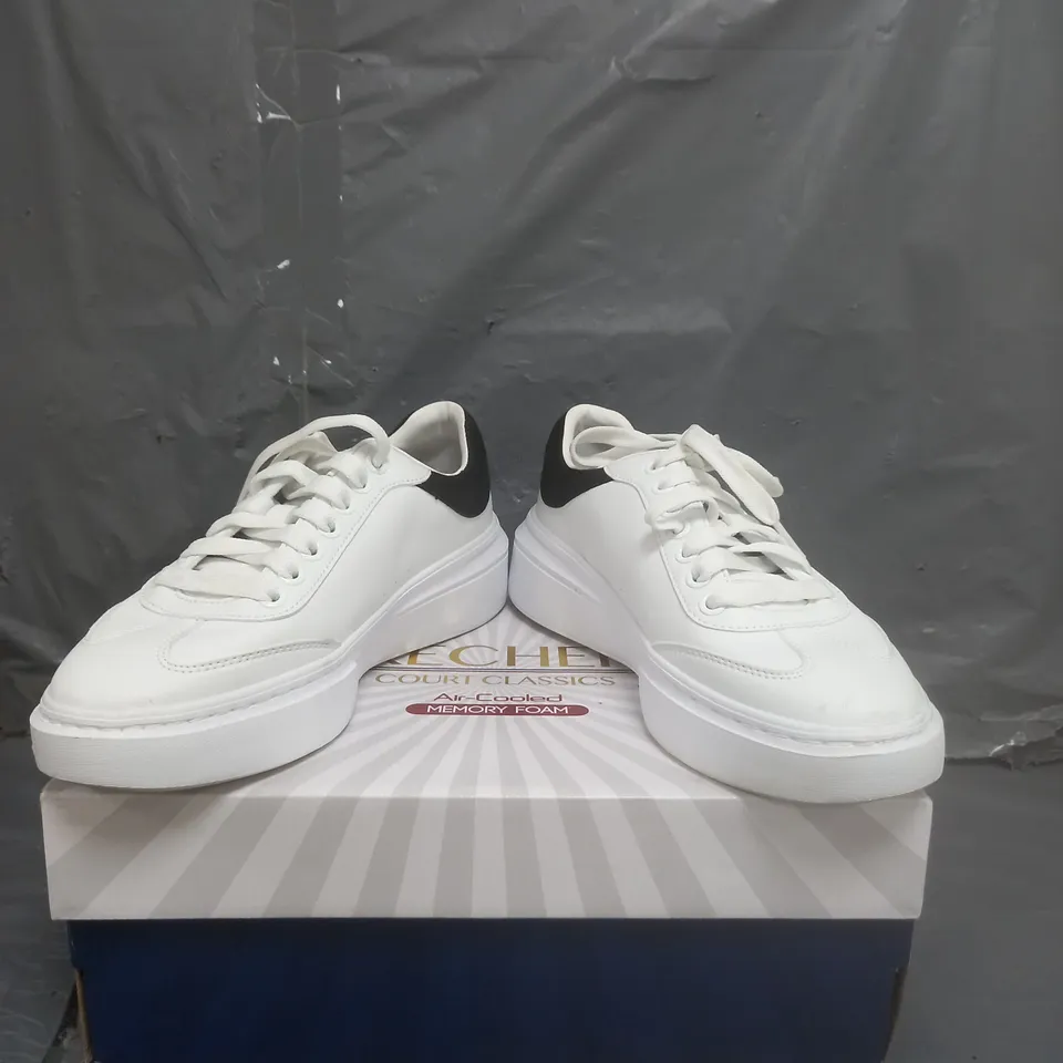 SKECHERS COURT CLASSICS TRAINERS WHITE SIZE 6