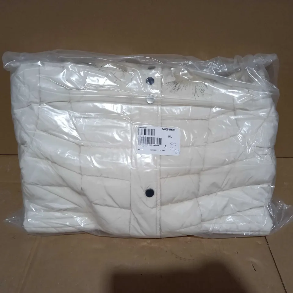 CENTIGRADE FAUX DOWN COAT CHAMPAGNE - MEDIUM