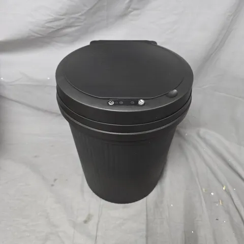 BOXED MOTION SENSOR SMART TRASH BIN IN BLACK