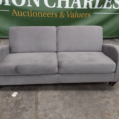 QUALITY DESIGNER 2 SEATER SOFA GREY FABRIC