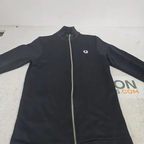 FRED PERRY × BRADLEY WIGGINS ZIP JACKET, BLACK, XS