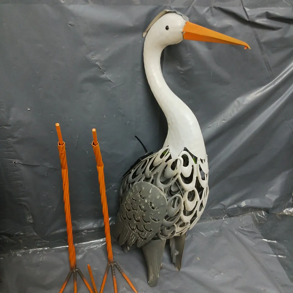 METAL HERON LIGHT AND DETERRENT  RRP £29.99