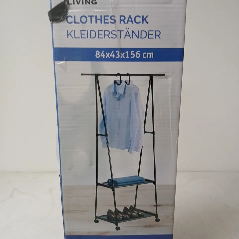 MESA LIVING CLOTHES RACK – 84X43X156 CM – BOXED