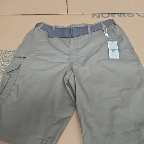 BRASHER MEN'S SHORT - BROWN UK 32
