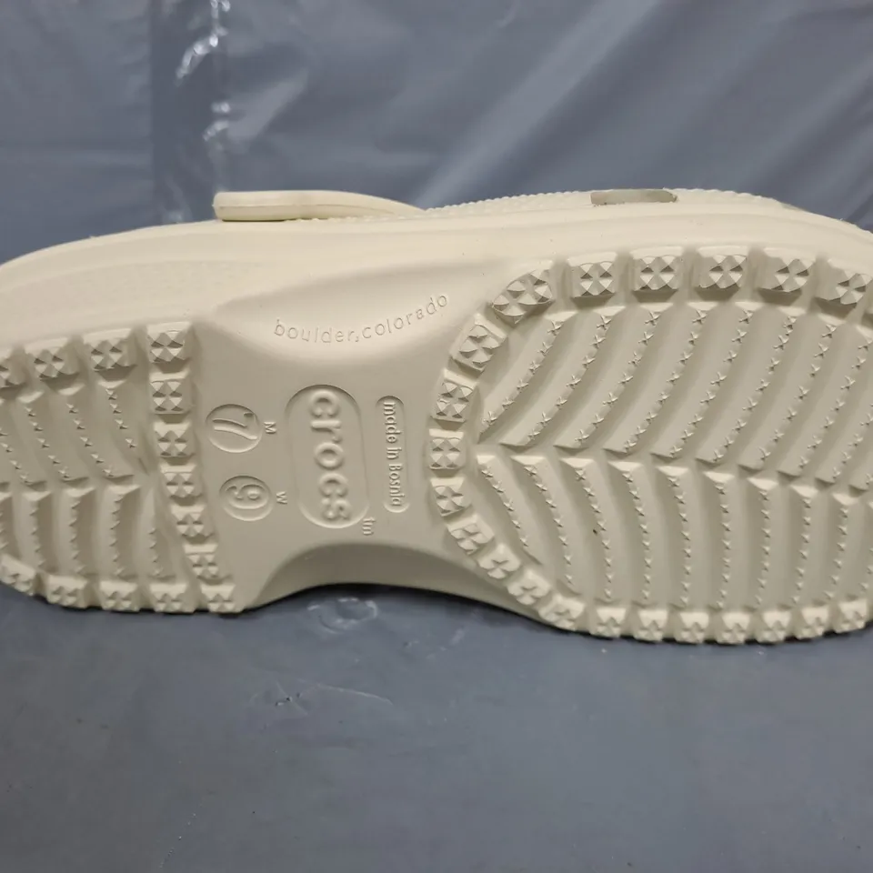 PAIR OF CROCS CLASSIC IN BONE - M7/W9