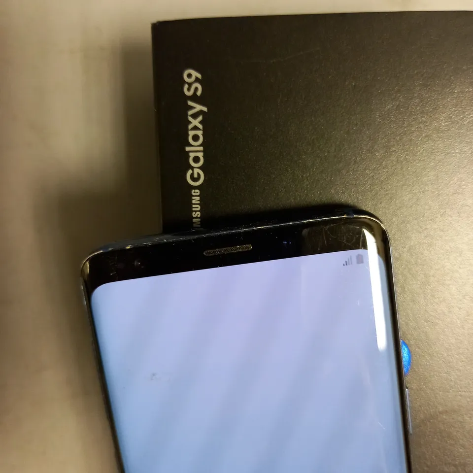 BOXED SAMSUNG GALAXY S9 IN MIDNIGHT BLACK 64GB