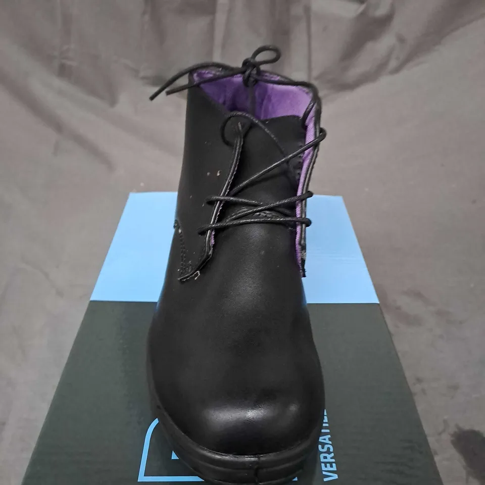 BOX OF APPROX. 10 PAIRS OF PSF LADIES VERSATILE SAFETY FOORWARE SIZE 4/37