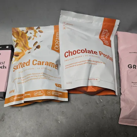 APPROXIMATELY 7 ASSORTED FOOD ITEMS TO INCLUDE - GRIND HOUSE BLEND , GRIND DARK ROAST COFFEE PODS ETC