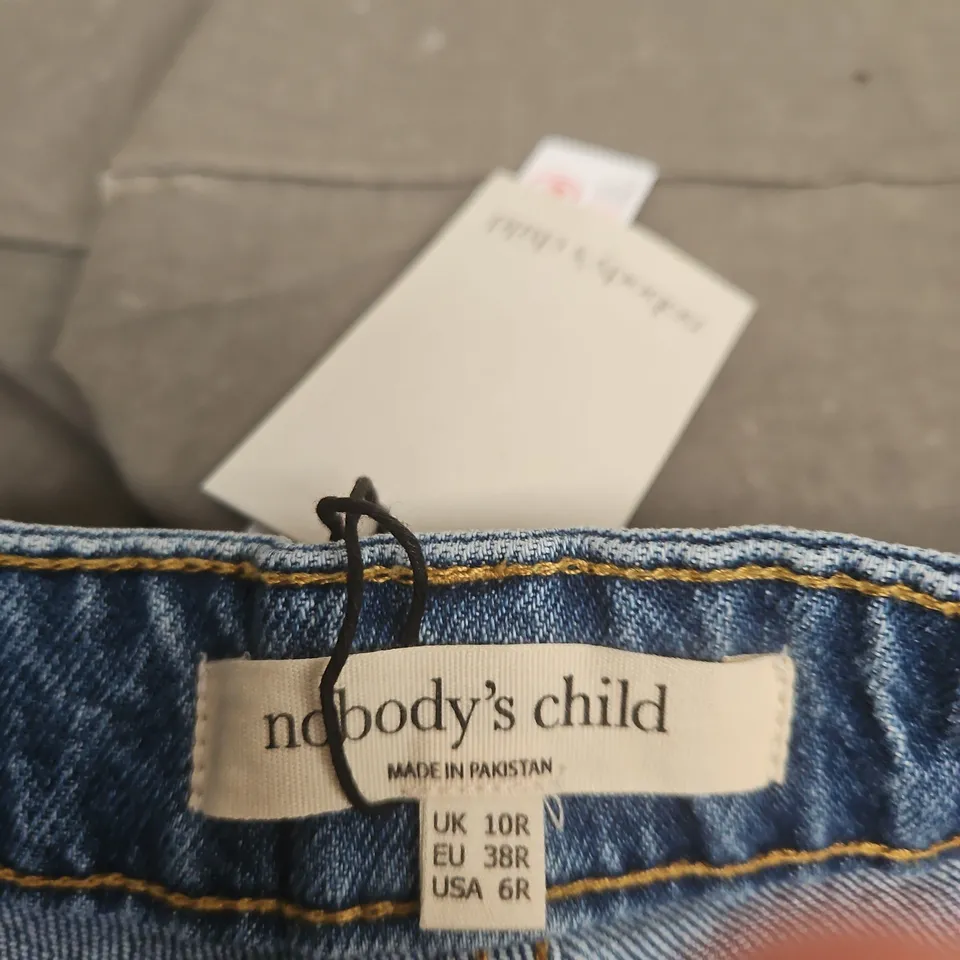 NOBODY'S CHILD DENIM JEANS – UK 10R (EU 38R, USA 6R)