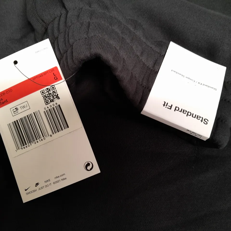 NIKE KIDS BLACK JOGGERS - L