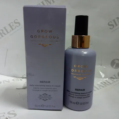 GROW GORGEOUS REPAIR DAILY NOURISHING LEAVE IN CREAM - 150ML
