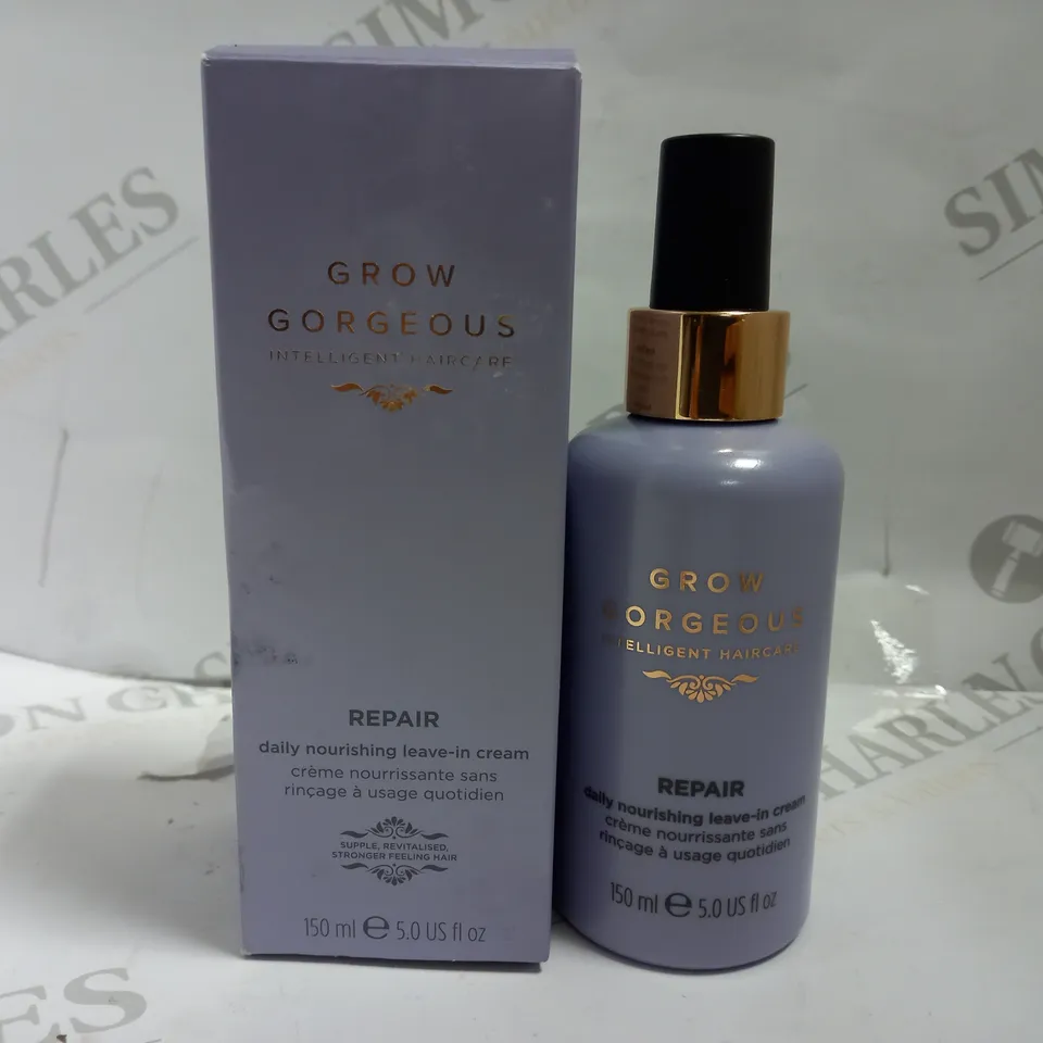 GROW GORGEOUS REPAIR DAILY NOURISHING LEAVE IN CREAM - 150ML