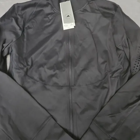 ADIDAS LONG SLEEVE TRACK TOP IN BLACK SIZE XL