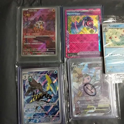 LOT OF 5 ASSORTED RARE AND PROMO POKEMON CARDS