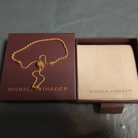 BOXED MONICA VINADER CORDA CHAIN FRIENDSHIP BRACELET