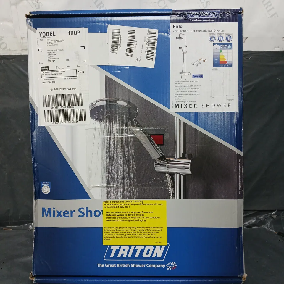 TRITON PIRLO BAR DIVERTER MIXER SHOWER