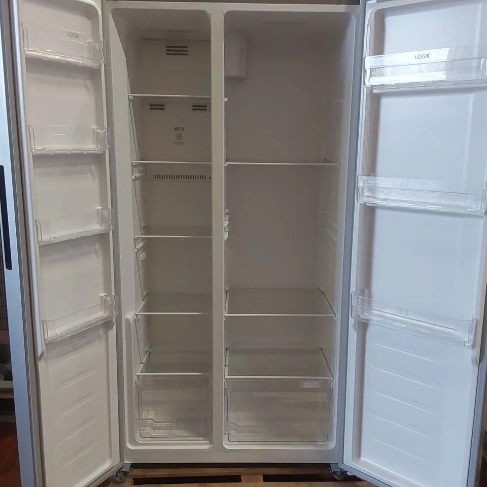 LOGIK LSSBSS23 AMERICAN-STYLE FRIDGE FREEZER - INOX