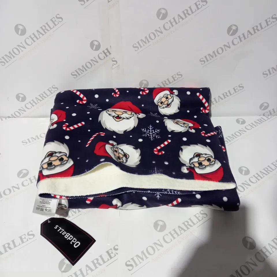 ODDBALLS SECRET SANTA FLEECE BLANKET 